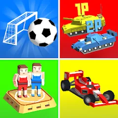 Взлом Cubic 2 3 4 Player Games (убик 2 3 4)  [МОД Много денег] - стабильная версия apk на Андроид