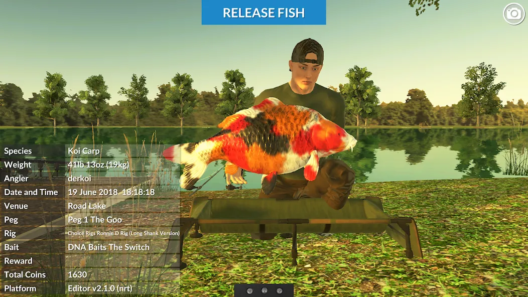 Carp Fishing Simulator (Карп Фишинг Симулятор)  [МОД Menu] Screenshot 1