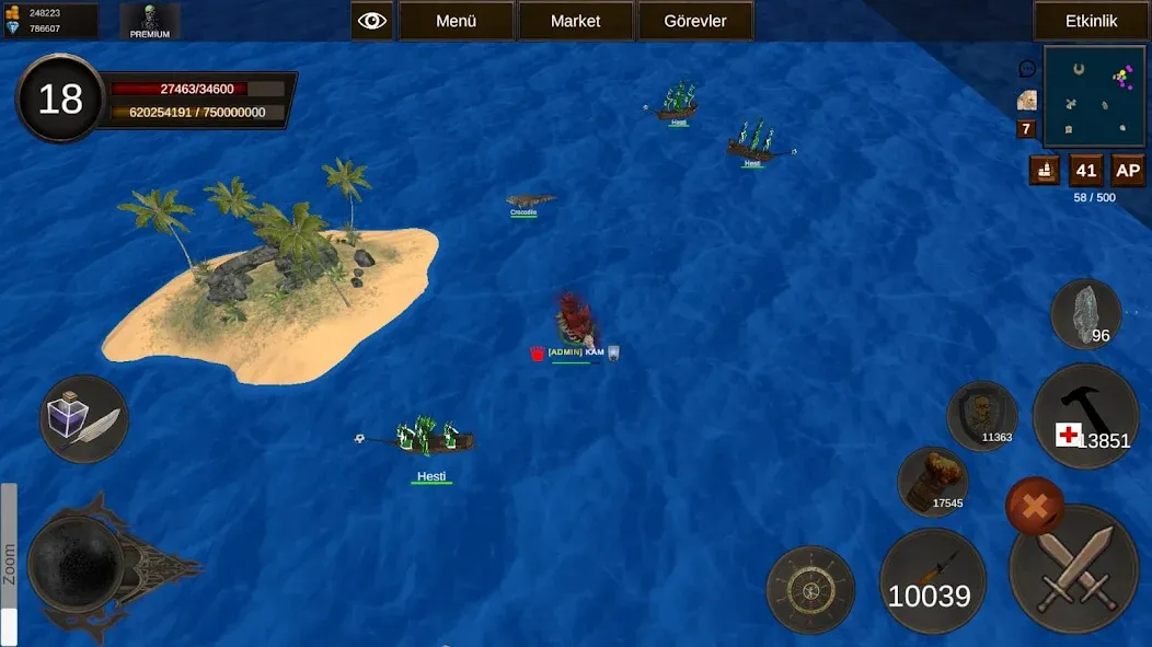 Naval Battle Online (Навальное Сражение Онлайн)  [МОД Много денег] Screenshot 2