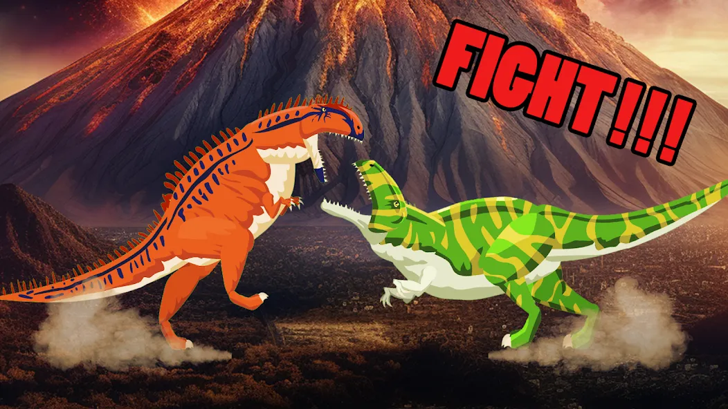 T-Rex Fights More Dinosaurs  [МОД Меню] Screenshot 3