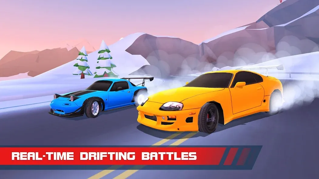 Drift Clash Online Racing (Дрифт Клаш)  [МОД Много денег] Screenshot 2