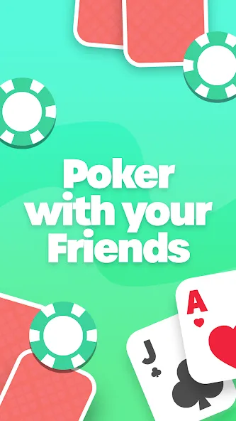 Poker with Friends - EasyPoker (ИзиПокер)  [МОД Unlocked] Screenshot 1