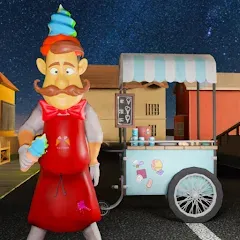 Скачать взломанную Ice Cream Man: Horror Scream (Айс Скрим)  [МОД Unlocked] - последняя версия apk на Андроид