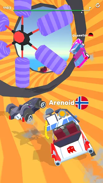 Ramp Racing 3D — Extreme Race  [МОД Бесконечные монеты] Screenshot 3