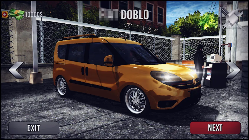 Doblo Drift Simulator (Добло Дрифт Симулятор)  [МОД Все открыто] Screenshot 1