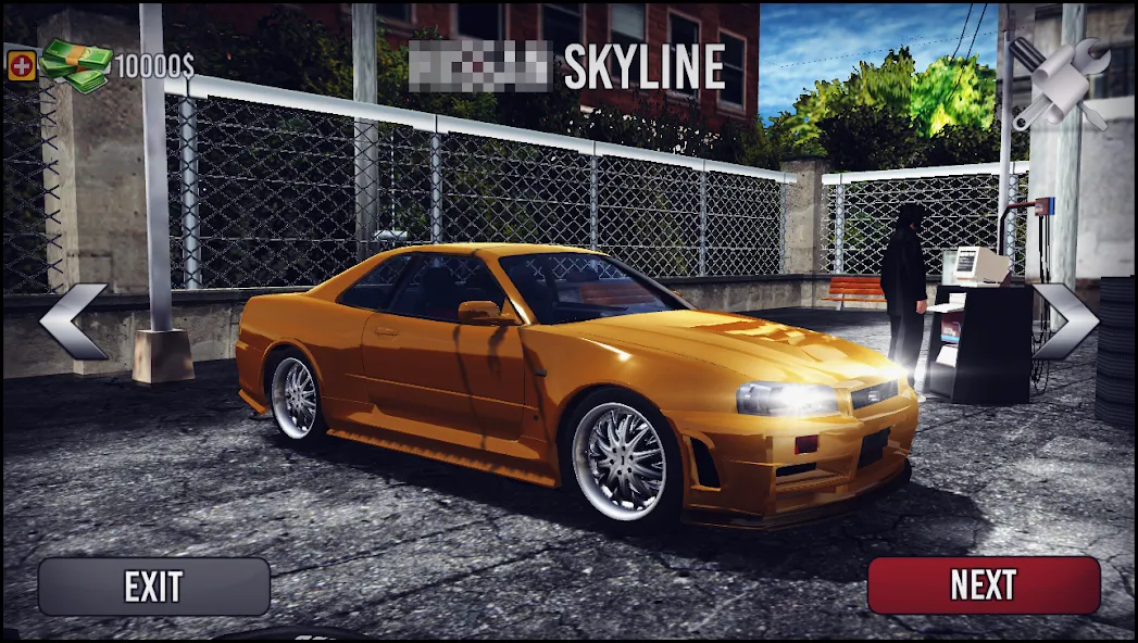 Skyline Drift Simulator (Скайлайн Дрифт Симулятор)  [МОД Menu] Screenshot 1