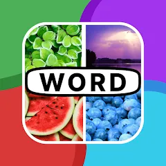 Скачать взлом 4 Pics 1 Word: Guessing Games  [МОД Много денег] - полная версия apk на Андроид