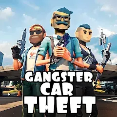 Взломанная Gangster Car Theft Games (Гангстерская автомобильная война игр)  [МОД Много монет] - стабильная версия apk на Андроид