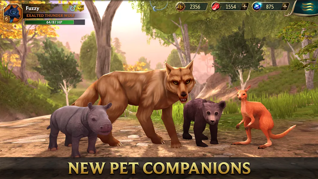 Wolf Tales - Wild Animal Sim (Вулф Тейлс)  [МОД Unlocked] Screenshot 2