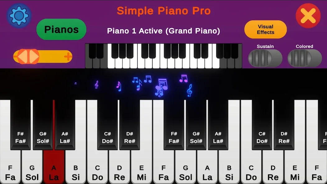 Simple Piano Pro (Симпл Пиано Про)  [МОД Mega Pack] Screenshot 3