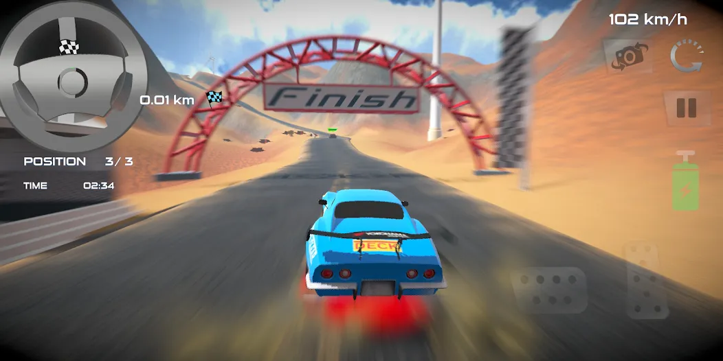 Rally Car : Extreme Fury Race (Ралли Кар)  [МОД Все открыто] Screenshot 4