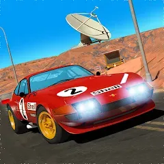 Взломанная Rally Car : Extreme Fury Race (Ралли Кар)  [МОД Все открыто] - стабильная версия apk на Андроид