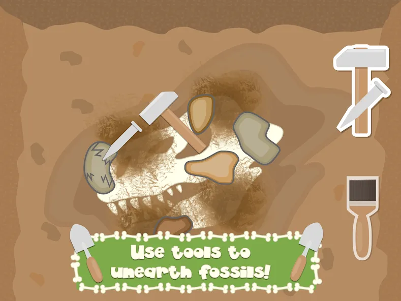 Dino Fossil Dig - Jurassic Adv (Дино Фоссил Диг)  [МОД Много монет] Screenshot 3