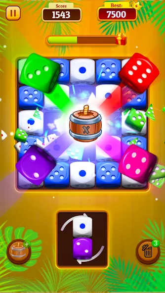 Dice Merge: Dice Mania Game (Дайс Мердж)  [МОД Бесконечные деньги] Screenshot 2