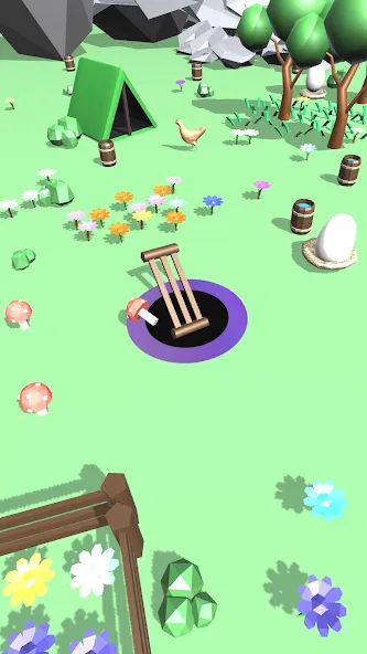 Hole Vacuum 3D (Хол Вакуум 3Д)  [МОД Все открыто] Screenshot 5