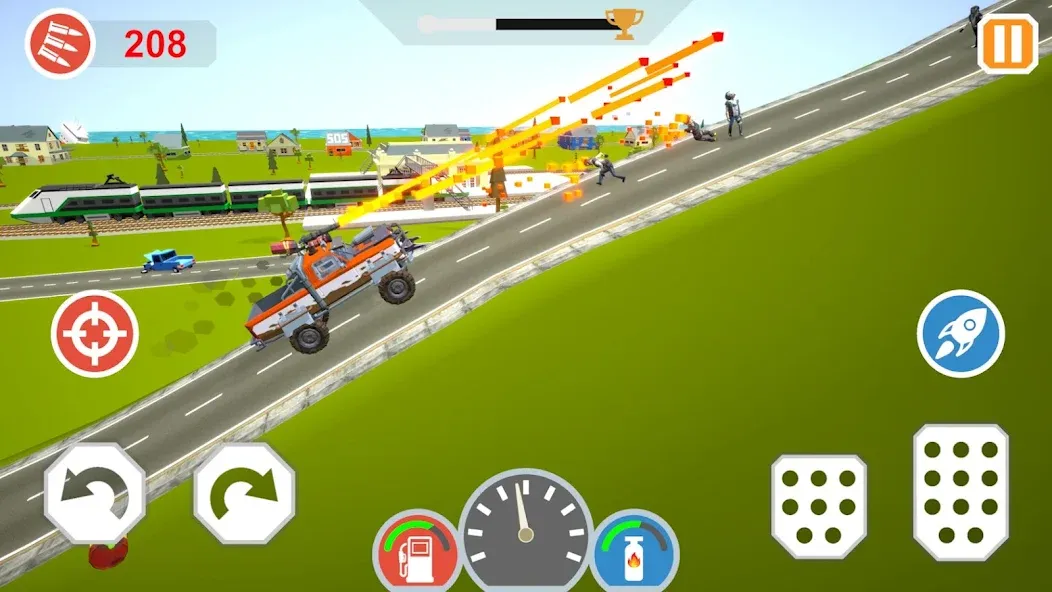 Zombie Cars Crush: Racing Die (Зомби Карс)  [МОД Все открыто] Screenshot 5