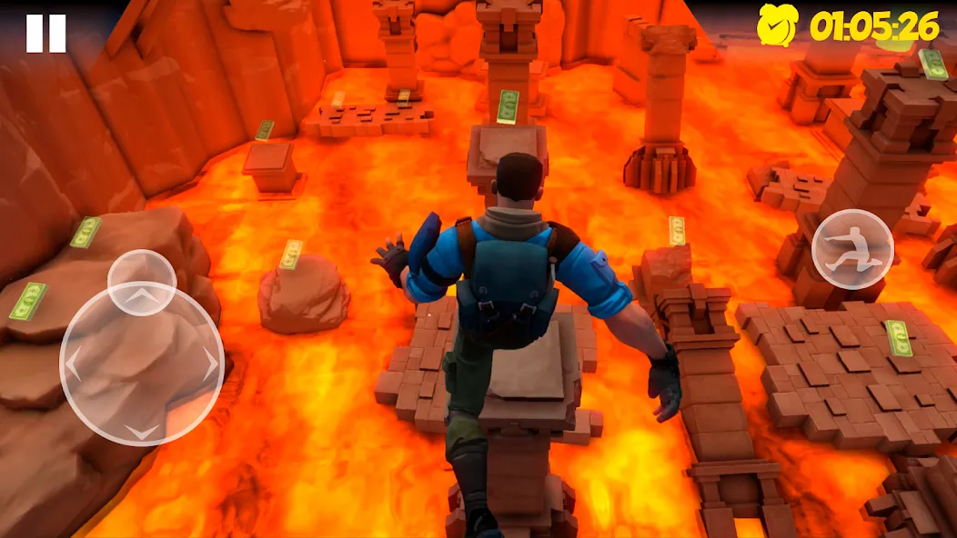 Hot Lava Floor: Urban Escape (Хот Лава Флор)  [МОД Меню] Screenshot 3