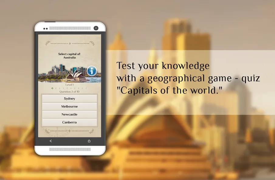 Quiz-Capitals of the world  [МОД Меню] Screenshot 2