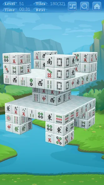 Stacker Mahjong 3D (Стаккер Маджонг 3Д)  [МОД Меню] Screenshot 5