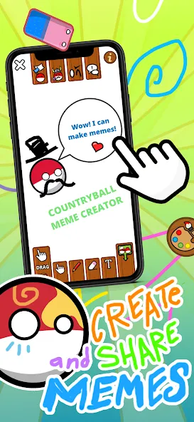 Countryball Potato Mayhem (Кантрибол Потето Мейхем)  [МОД Бесконечные деньги] Screenshot 4