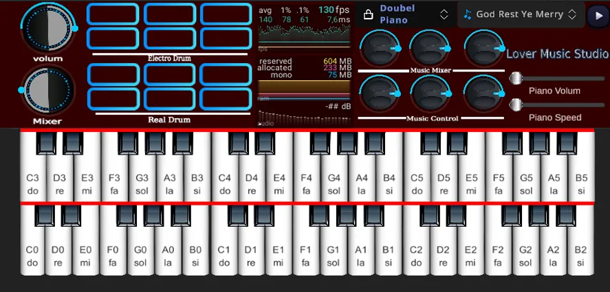 Org Piano:Real Piano Keyboard (Орг Пиано)  [МОД Mega Pack] Screenshot 3