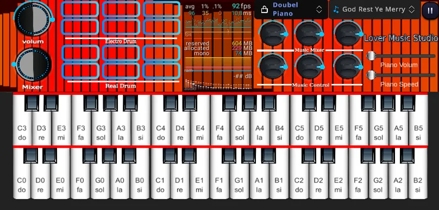 Org Piano:Real Piano Keyboard (Орг Пиано)  [МОД Mega Pack] Screenshot 5