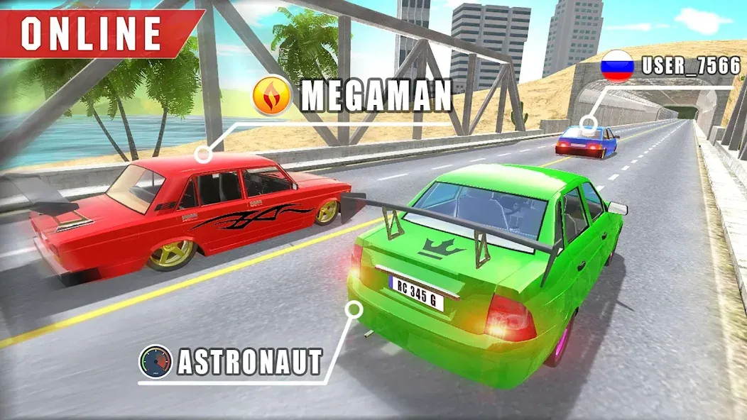 Real Cars Online Racing  [МОД Много монет] Screenshot 3