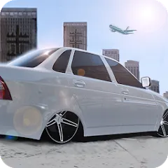 Взломанная Russian Cars: Priorik  [МОД Много денег] - последняя версия apk на Андроид