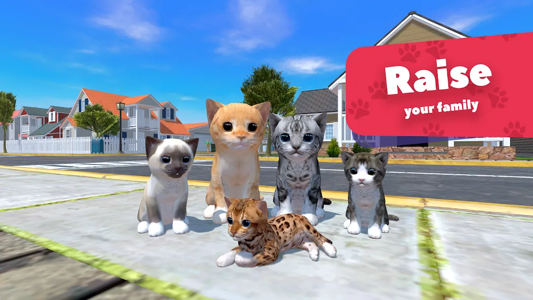 Cat Simulator - Animal Life  [МОД Unlimited Money] Screenshot 1