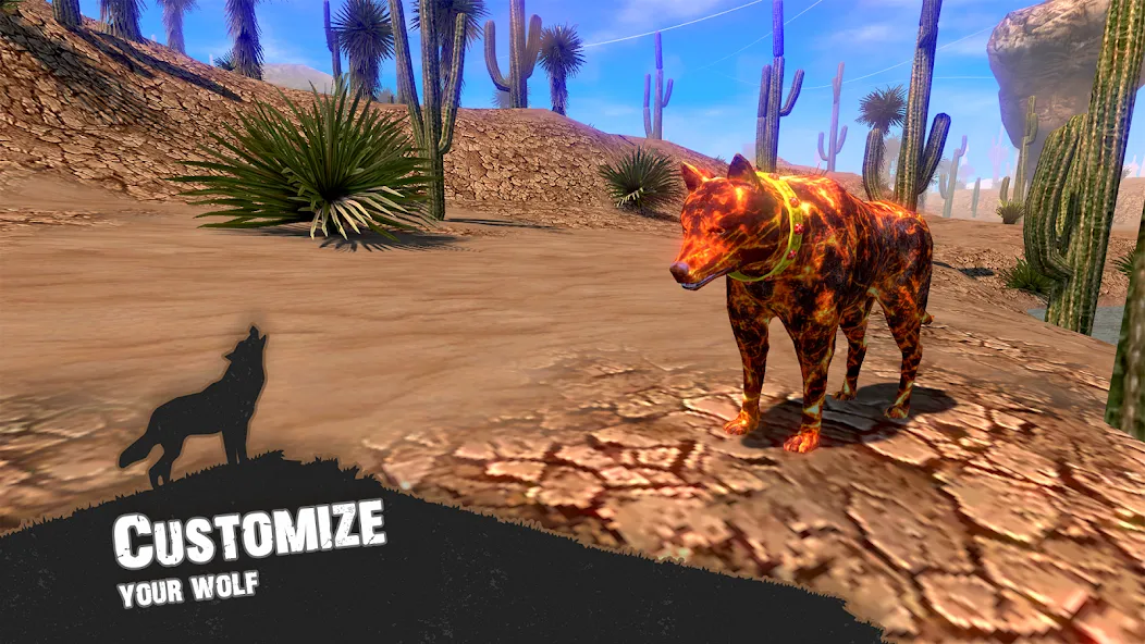 Wolf Simulator - Animal Games  [МОД Unlimited Money] Screenshot 2