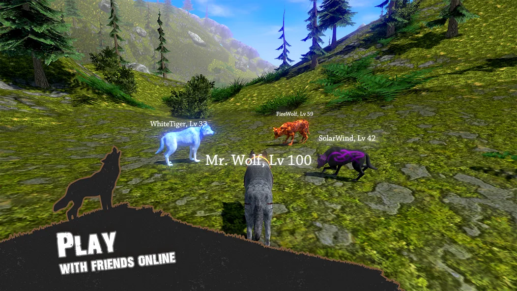 Wolf Simulator - Animal Games  [МОД Unlimited Money] Screenshot 3