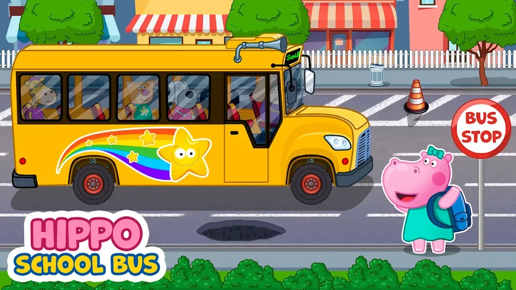 Kids School Bus Adventure  [МОД Много монет] Screenshot 1