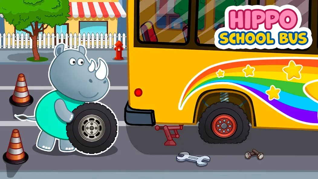 Kids School Bus Adventure  [МОД Много монет] Screenshot 4