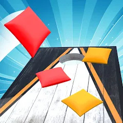 Скачать взлом Cornhole 3D: Nations League (Корнхол 3Д)  [МОД Много денег] - последняя версия apk на Андроид