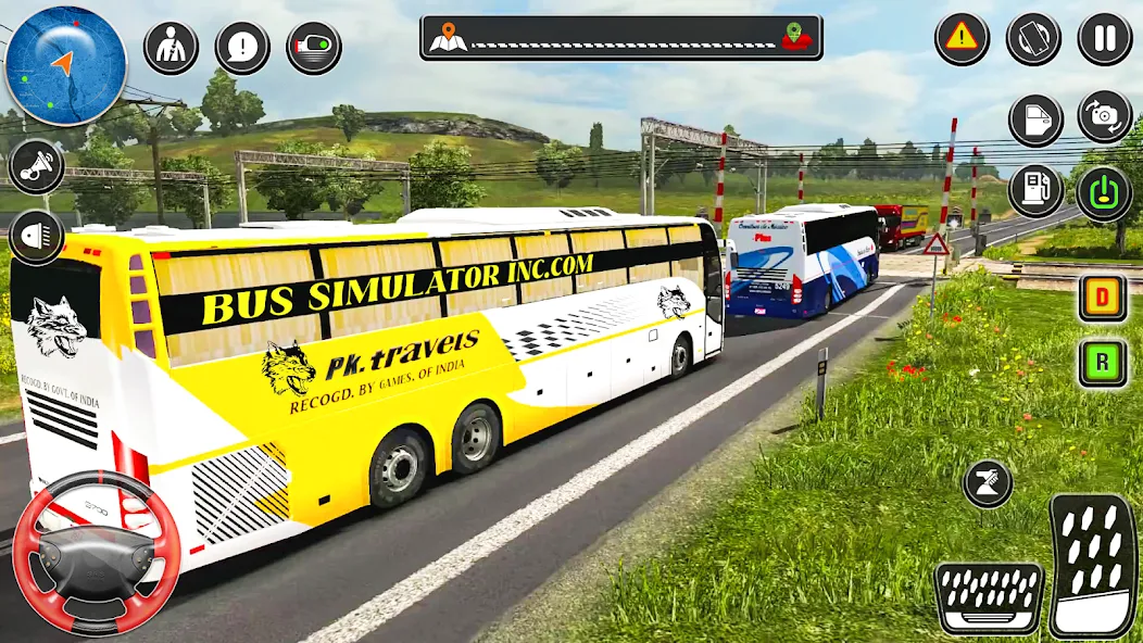 City Coach Bus City Bus Games  [МОД Бесконечные деньги] Screenshot 2