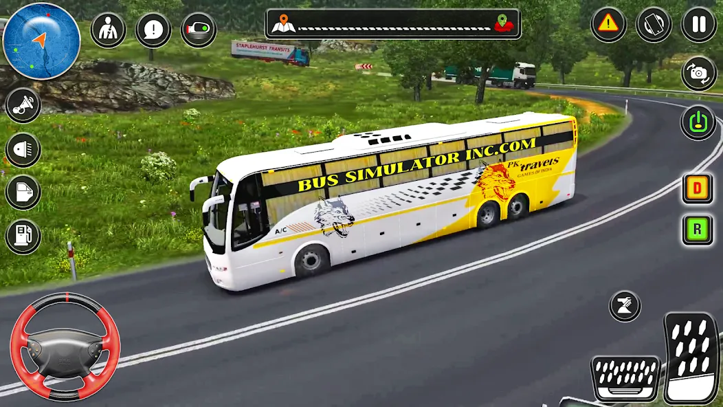 City Coach Bus City Bus Games  [МОД Бесконечные деньги] Screenshot 4