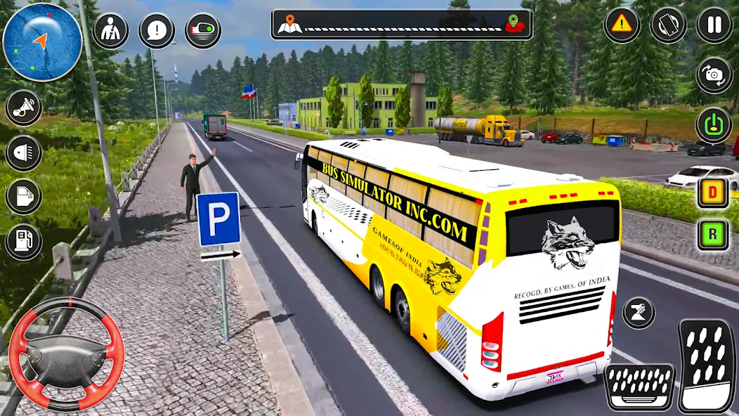 City Coach Bus City Bus Games  [МОД Бесконечные деньги] Screenshot 5