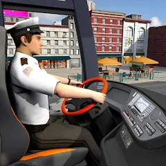 Взломанная City Coach Bus City Bus Games  [МОД Бесконечные деньги] - последняя версия apk на Андроид