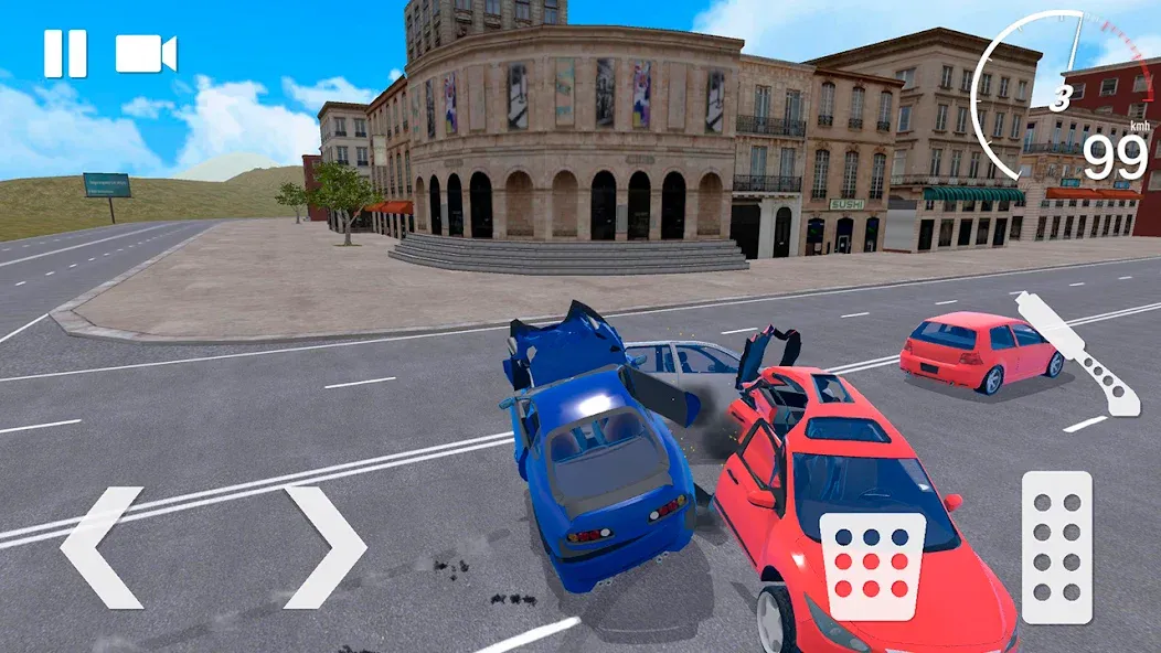 Traffic Crashes Car Crash (Трафик Краш Кар Краш)  [МОД Unlimited Money] Screenshot 4