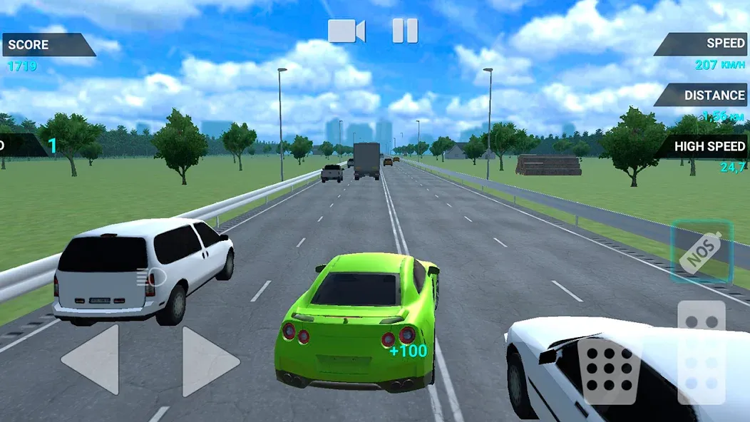 Traffic Racer Speeding Highway (Трафик Рейсер Скоростная Шоссе)  [МОД Все открыто] Screenshot 3