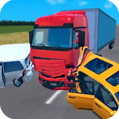 Скачать взлом Truck Crash Simulator Accident (Симулятор ДТП с грузовиком)  [МОД Unlocked] - последняя версия apk на Андроид