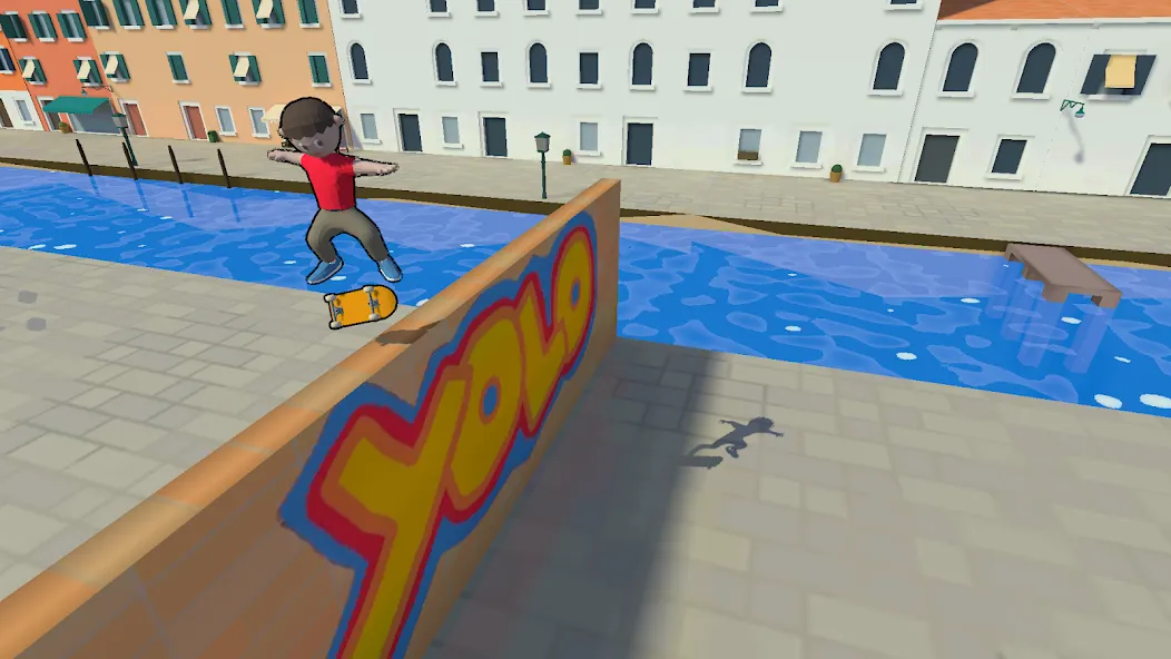 Skate King: Skateboard Stunts (Скейт Кинг)  [МОД Меню] Screenshot 2