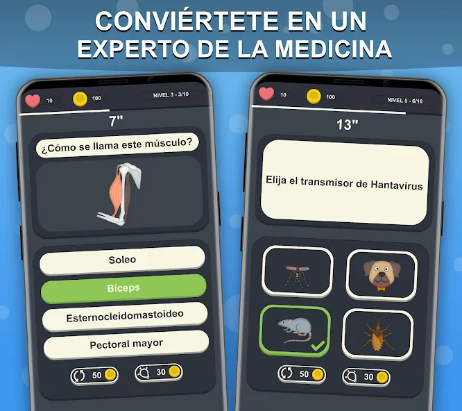 Doctor Trivia - Quiz Medicina (Доктор Тривия)  [МОД Много денег] Screenshot 1