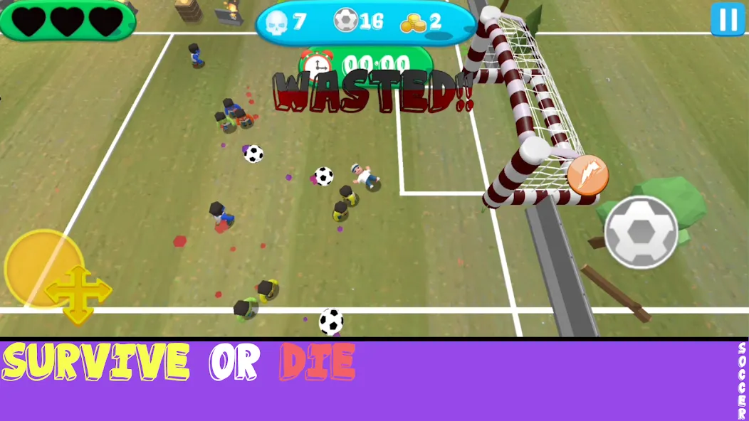 Soccer Apocalypse Survival (Соккер Апокалипсис Сурвивал)  [МОД Меню] Screenshot 2