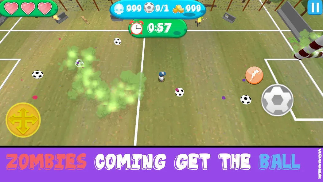 Soccer Apocalypse Survival (Соккер Апокалипсис Сурвивал)  [МОД Меню] Screenshot 3