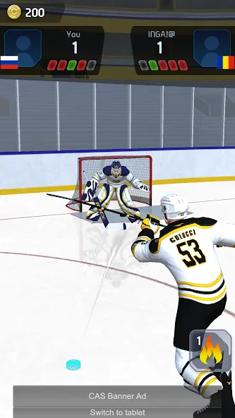 Hockey Game Stars 3D (Хоккей Гейм Старс 3D)  [МОД Menu] Screenshot 4