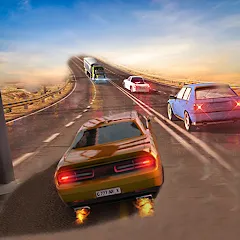 Скачать взломанную Car Highway Racing for Speed (Трафик Рейсер Трафик игры)  [МОД Много денег] - полная версия apk на Андроид