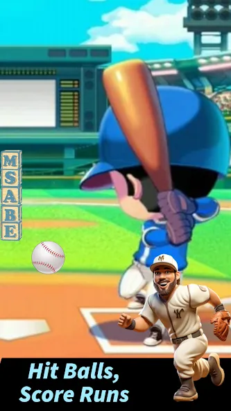 Baseball Letter Strike Homerun  [МОД Много монет] Screenshot 1