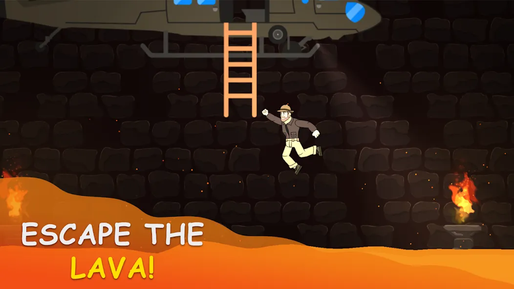 Volcano Escape (Вулканическое бегство)  [МОД Меню] Screenshot 2