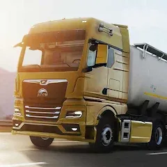 Взломанная Truckers of Europe 3 (Тракеры Европы 3)  [МОД Меню] - последняя версия apk на Андроид